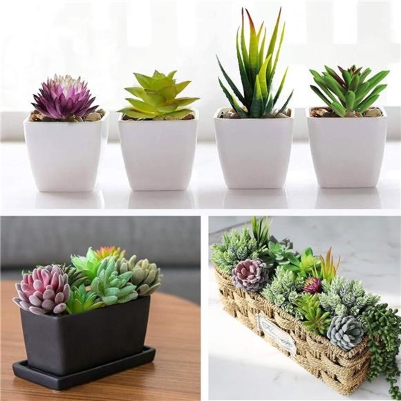 Artificial Succulent Plants - 16 Pcs Set Faux Succulents Unpotted Fake Succulent - Picture 2 of 7